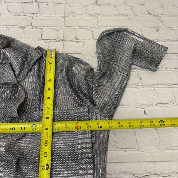 Clara Sun Woo Women Open Front Cardigan Sweater Knit Top Size Large C021 -6 - Picture 4 of 16